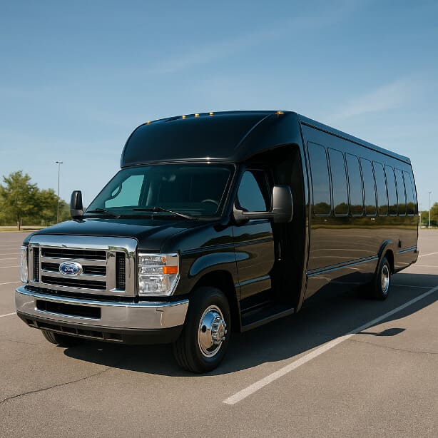 Dallas Shuttle Bus Rentals 18 Passenger Shuttle Bus