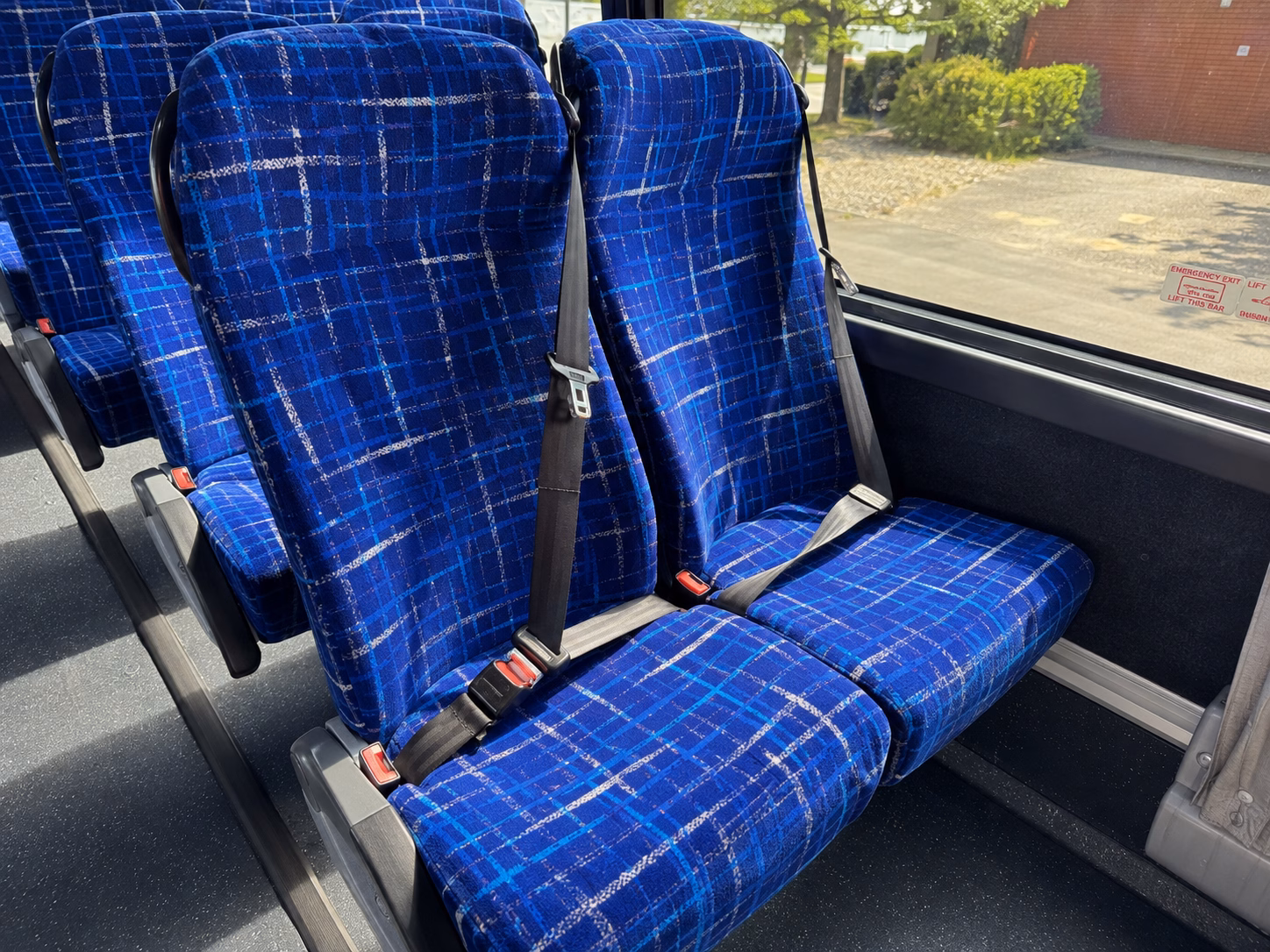 dallas charter bus interior