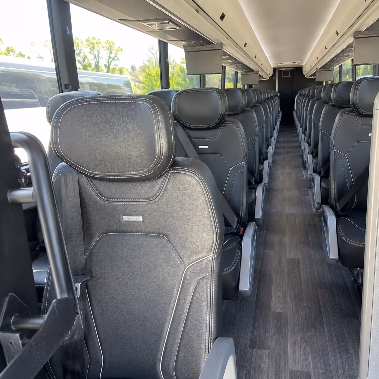dallas charter bus services inside