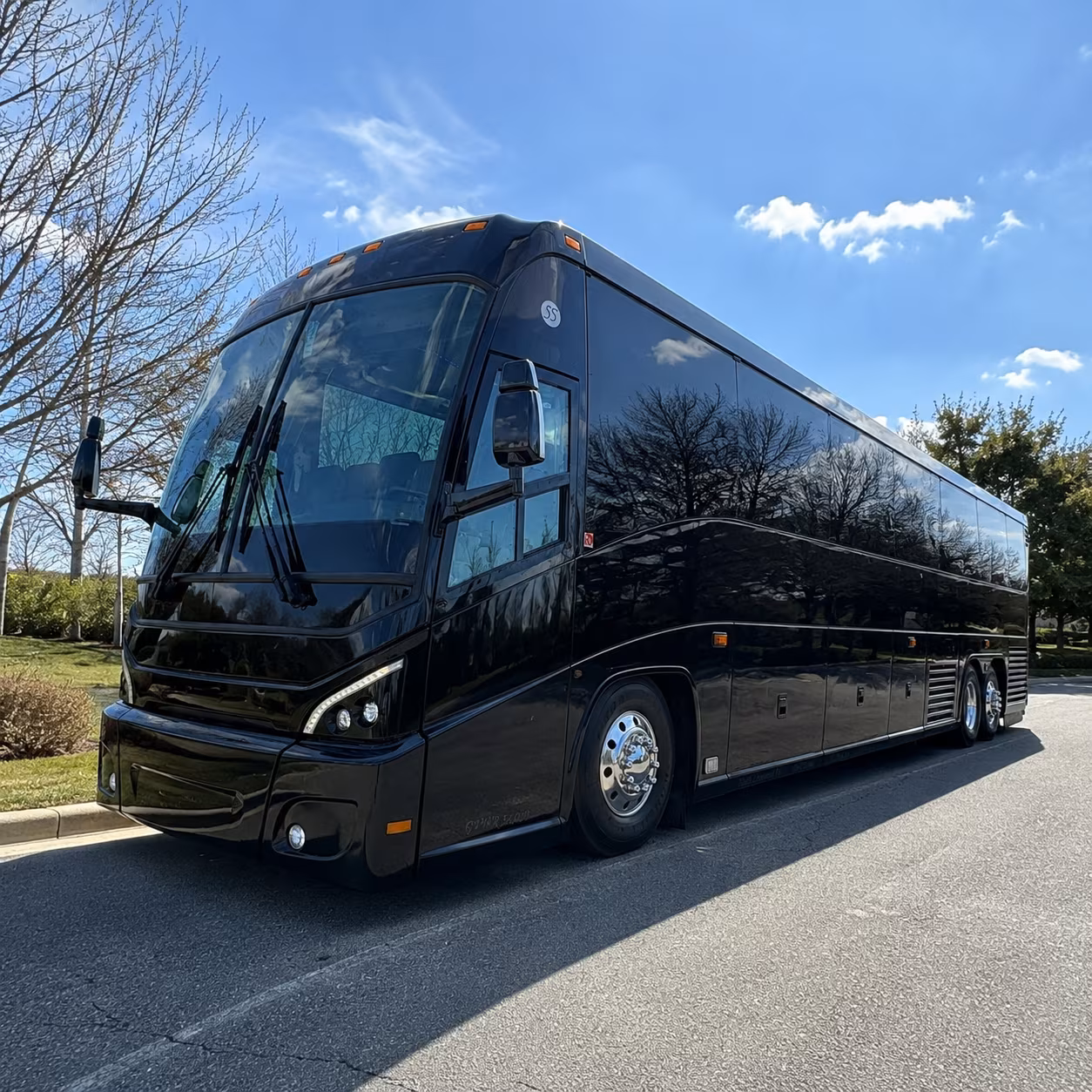 student athlete band and academic competition charter buses